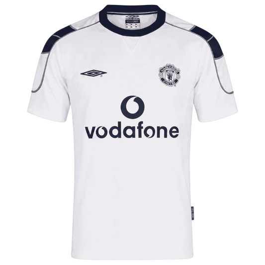 Retro Manchester United Uit Voetbalshirt 2000/01 - voorkant