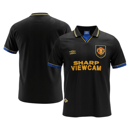 Retro Manchester United Uit Voetbalshirt 1993/94 - detail