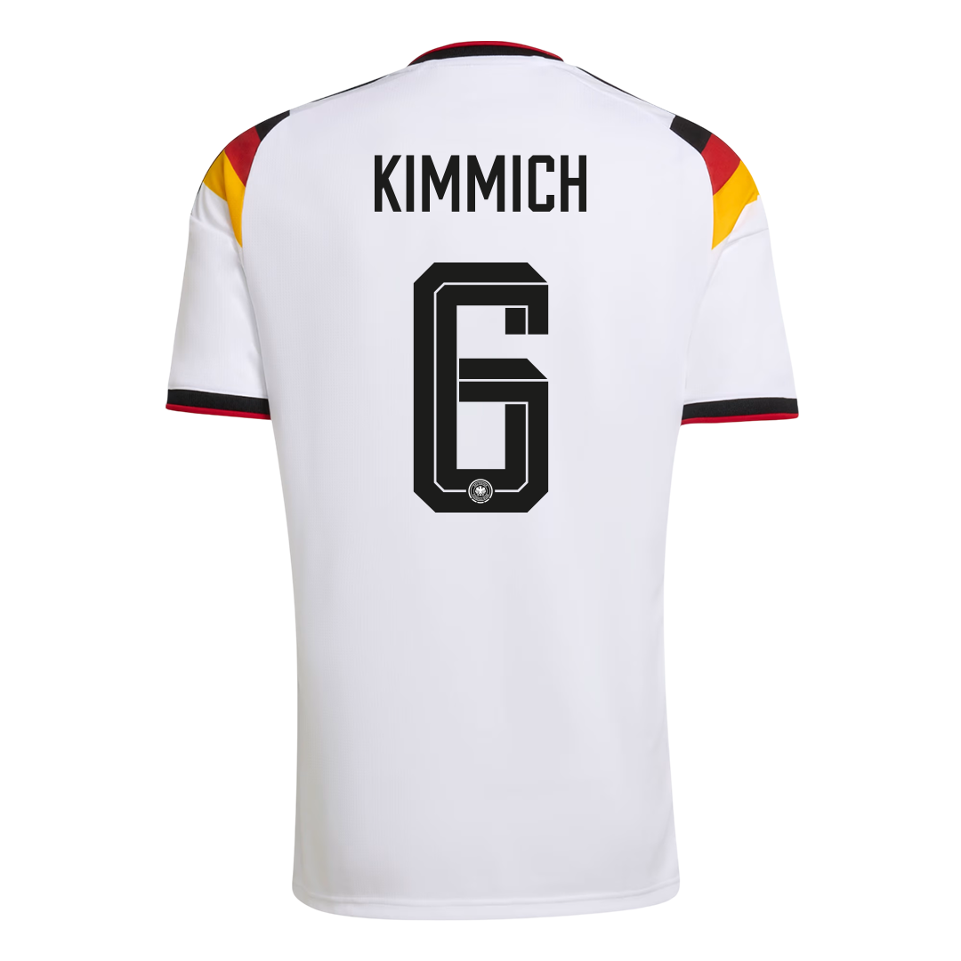 KIMMICH #6 Heren Duitsland Thuis Voetbalshirt WK Voetbal 2026 - detail