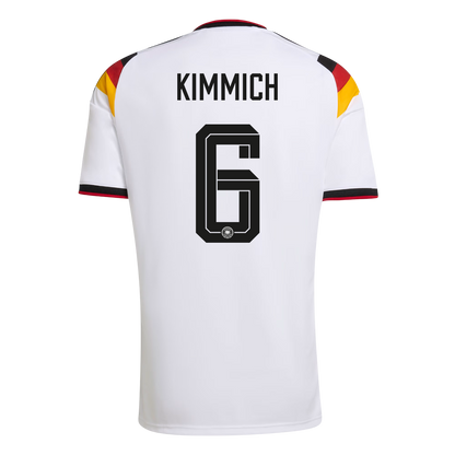 KIMMICH #6 Heren Duitsland Thuis Voetbalshirt WK Voetbal 2026 - detail