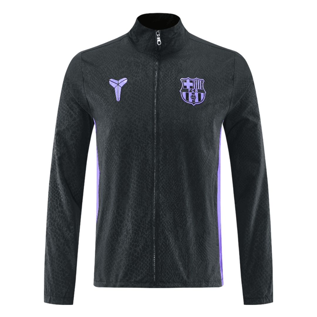 Barcelona Windjack 2025/26 Black football shirt