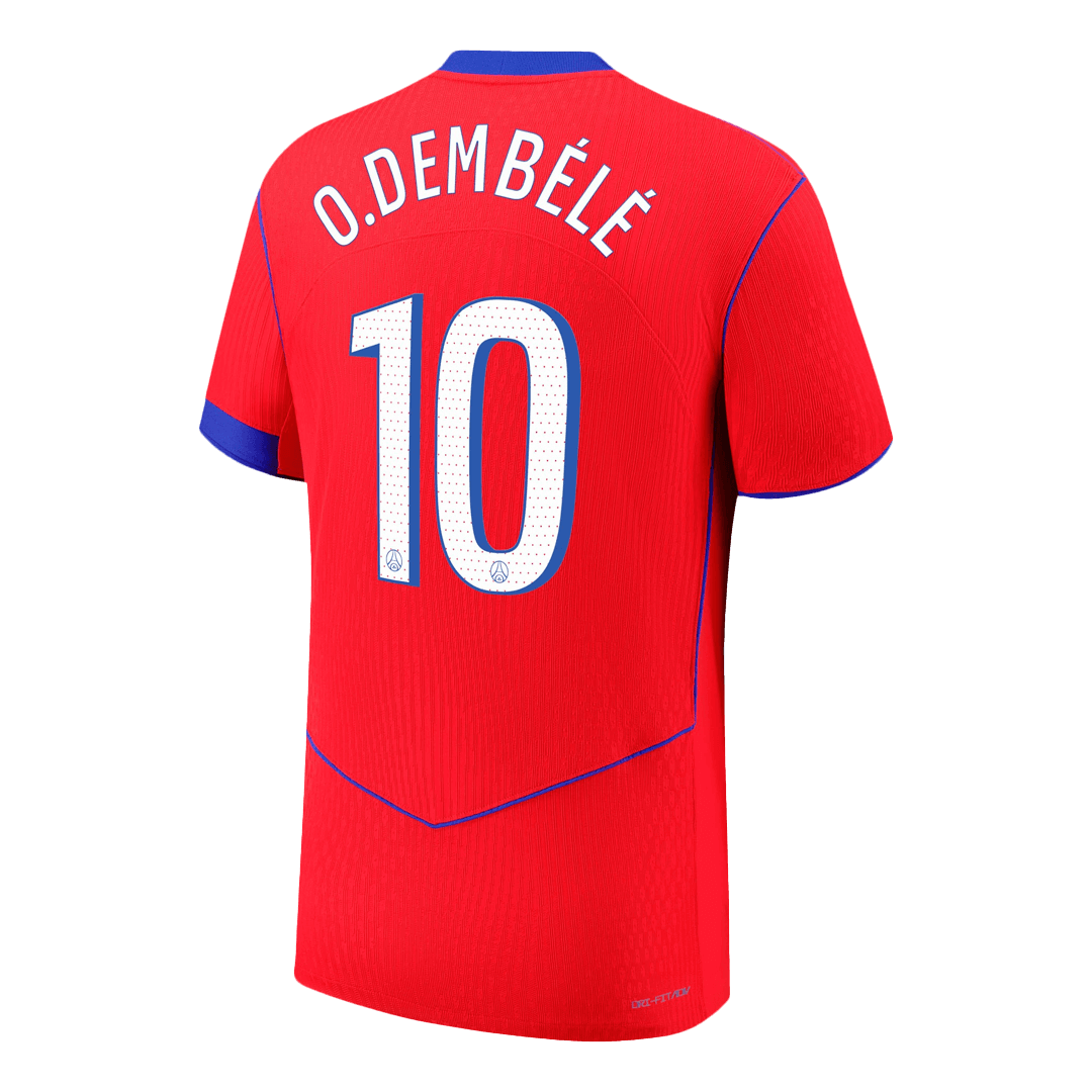 O.DEMBéLé #10 PSG Derde Spelersversie Voetbalshirt 2025/26 - Slim Fit - foto 9