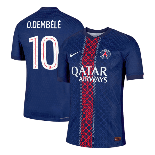 O.DEMBéLé #10 PSG Thuis Spelersversie Voetbalshirt 2025/26 - Slim Fit