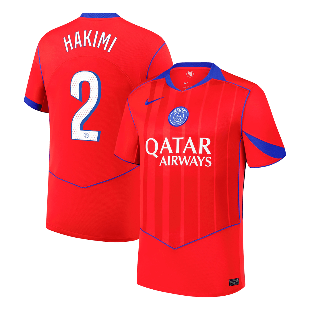 HAKIMI #2 Heren PSG Derde Voetbalshirt 2025/26