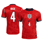 RICE #4 Engeland Spelersversie uitshirt WK Voetbal 2026 - slim fit