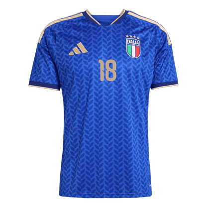 BARELLA #18 Heren Italië Thuis Voetbalshirt 2026