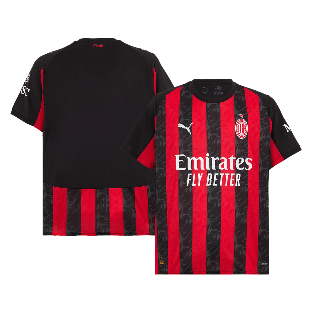 Heren AC Milan Thuis Voetbalshirt 2025/26 [PREMIUM] - close-up