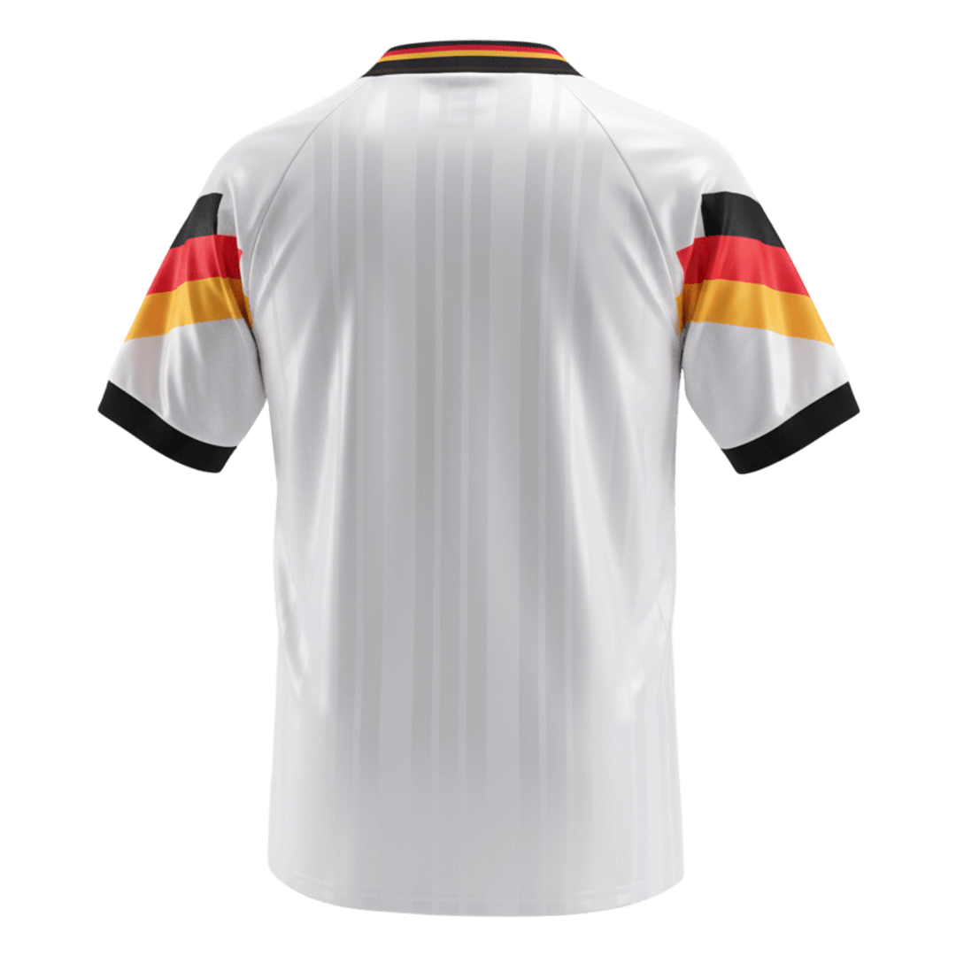 Retro Duitsland Thuis Voetbalshirt 1992 - achterkant