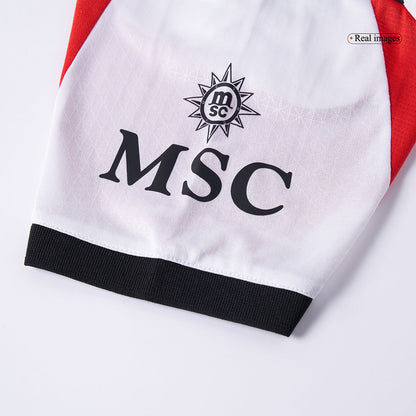 AC Milan Uit Spelersversie Voetbalshirt 2025/26 - Slim Fit - close-up