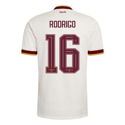RODRIGO #16 Spanje Spelersversie uitshirt WK Voetbal 2026 - slim fit