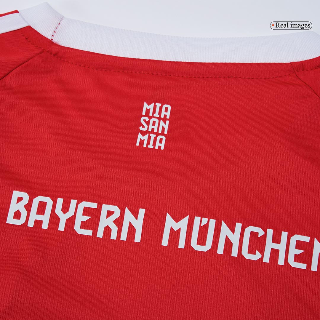 Kinder Bayern Munich Thuis Tenue 2025/26 - close-up