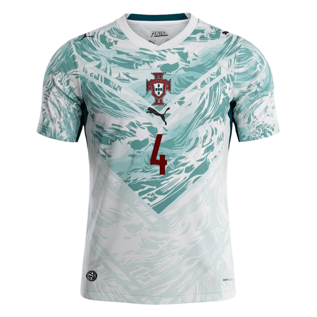 RÚBEN DIAS #4 Heren Portugal uitshirt WK Voetbal 2026