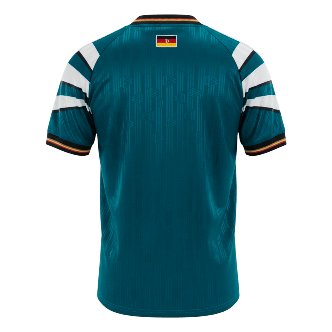 Retro Duitsland Uit Voetbalshirt 1996/97 - achterkant
