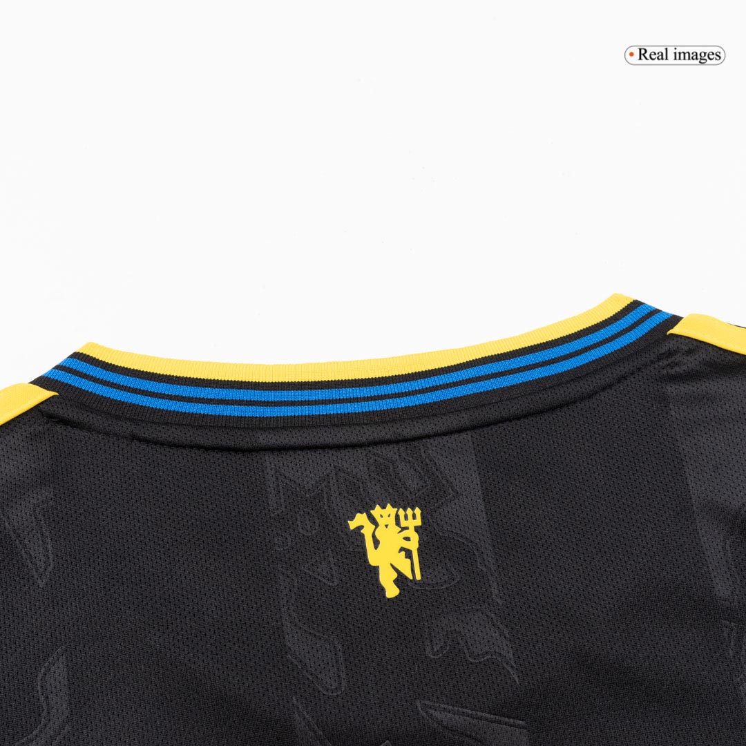 Dames Manchester United Derde Voetbalshirt 2025/26 - achterkant
