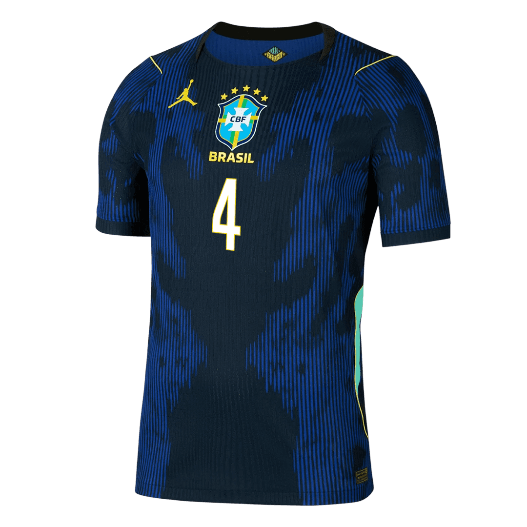 MARQUINHOS #4 Brazilië Spelersversie uitshirt WK Voetbal 2026 - slim fit
