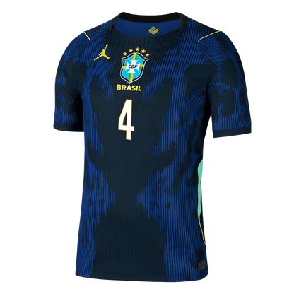 MARQUINHOS #4 Brazilië Spelersversie uitshirt WK Voetbal 2026 - slim fit