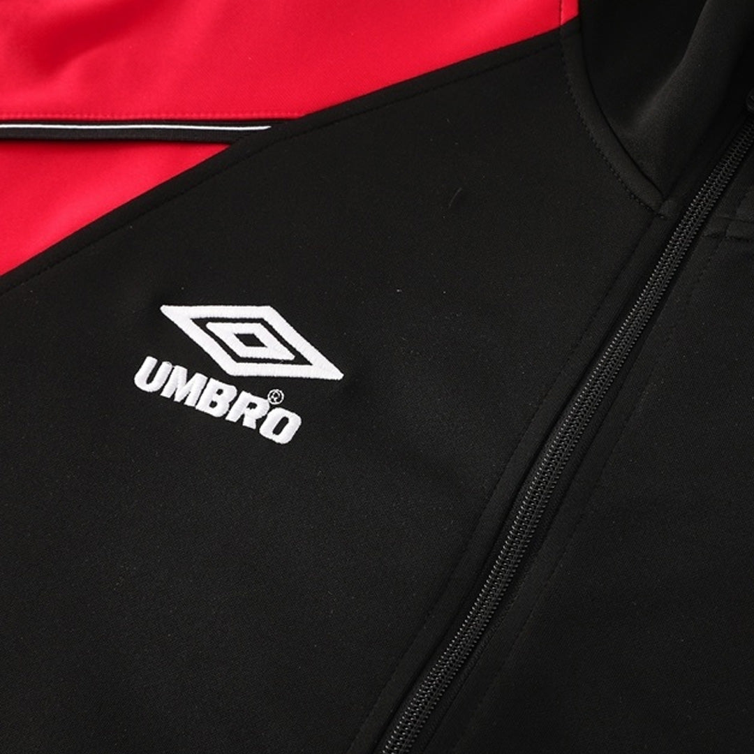 Manchester United Trainingsjack 2025/26 Red&Black - achterkant