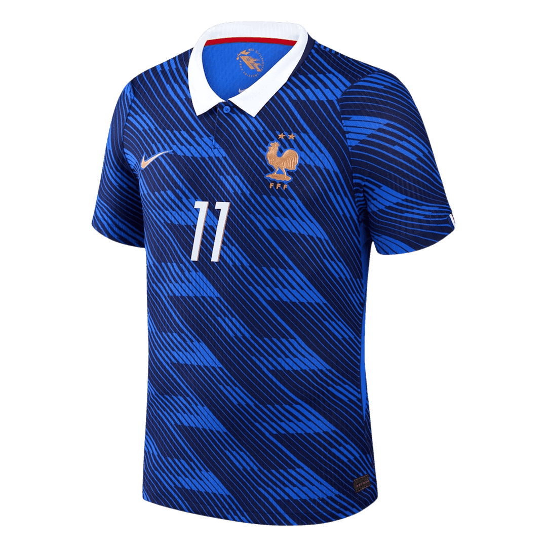 OLISE #11 Frankrijk Thuis Spelersversie Voetbalshirt WK Voetbal 2026 - Slim Fit - extra