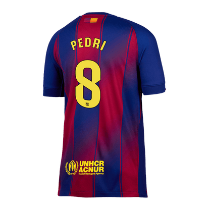 PEDRI #8 Heren Barcelona Thuis Voetbalshirt 2025/26 [PREMIUM] - zijkant