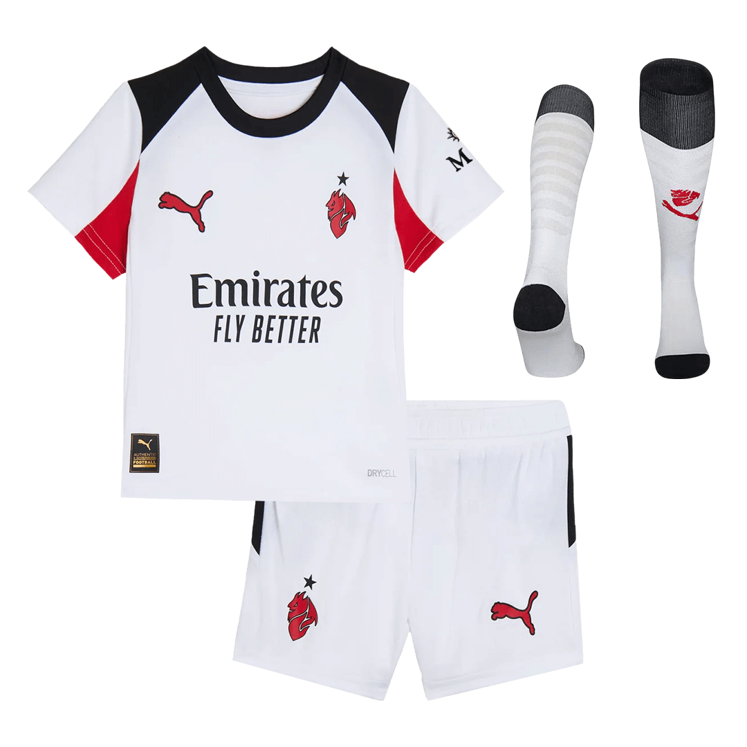 Kinder AC Milan Uit Tenue 2025/26 football shirt