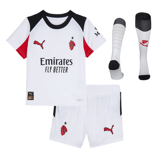 Kinder AC Milan Uit Tenue 2025/26 football shirt
