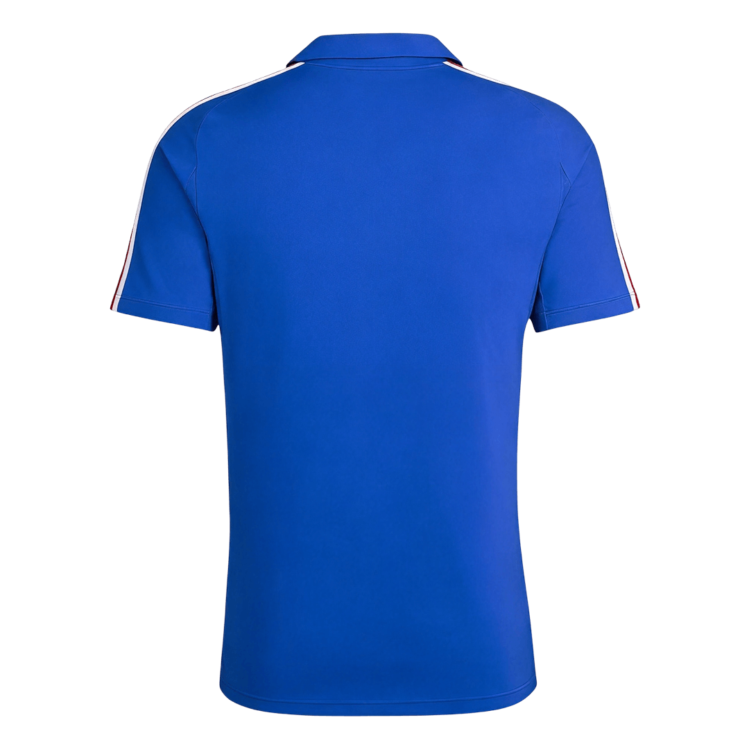 Retro Frankrijk Thuis Voetbalshirt 1984 - achterkant