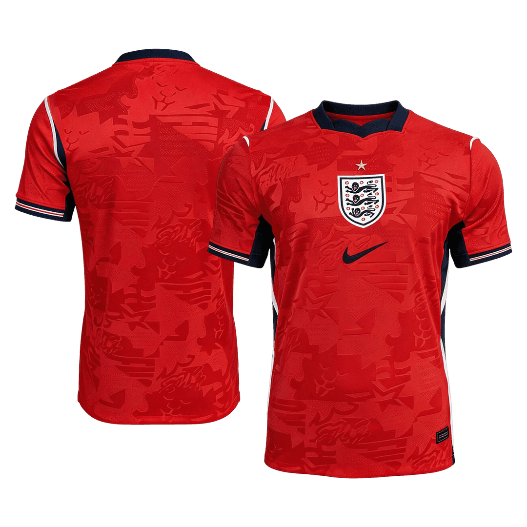 Engeland Uit Spelersversie Voetbalshirt WK Voetbal 2026 - Slim Fit - achterkant