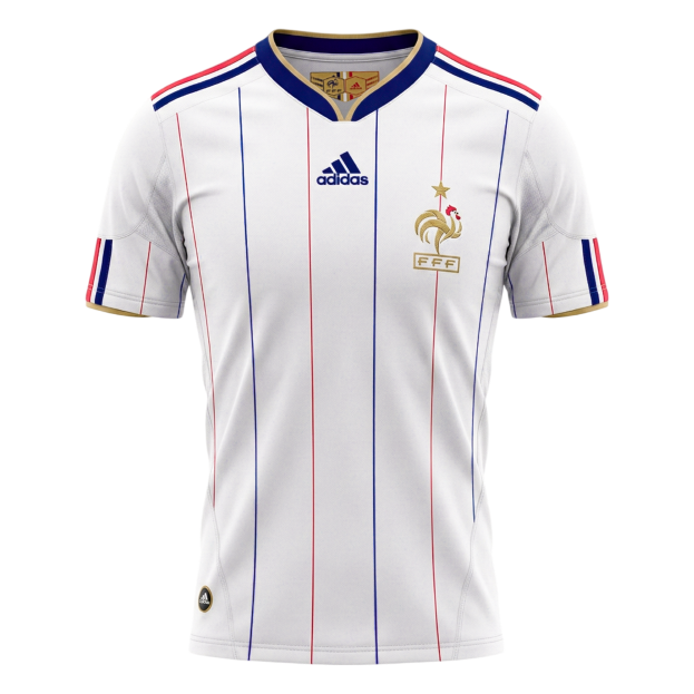 Retro Frankrijk Uit Voetbalshirt 2010 2025/26