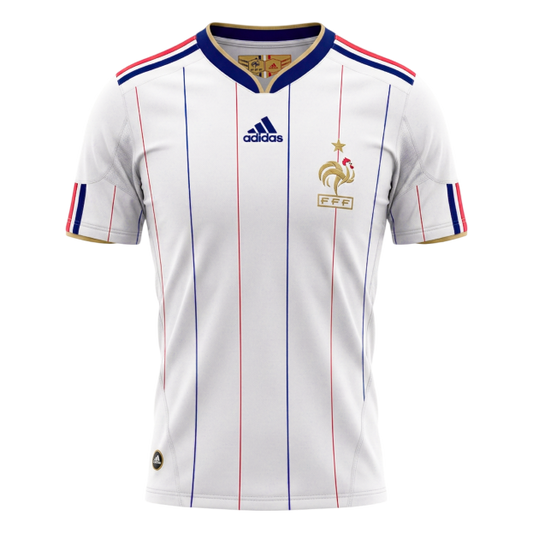 Retro Frankrijk Uit Voetbalshirt 2010 2025/26