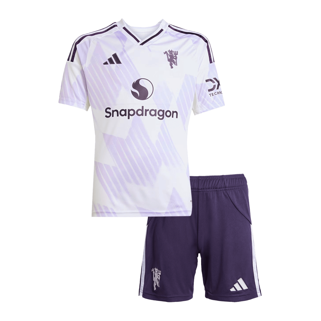 Kinder Manchester United Uit Tenue 2025/26 football shirt