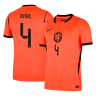 VIRGIL #4 Heren Nederland thuisshirt WK Voetbal 2026