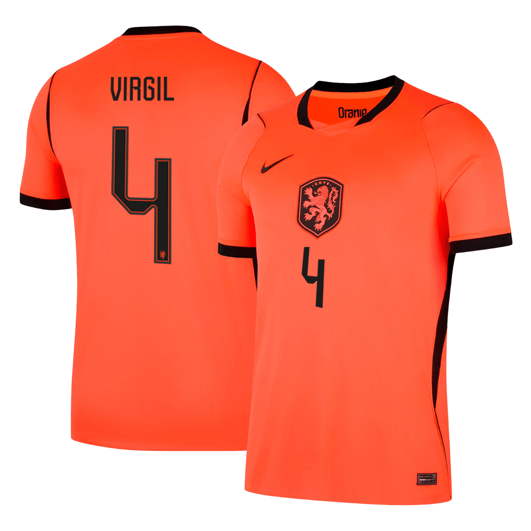 VIRGIL #4 Heren Nederland thuisshirt WK Voetbal 2026