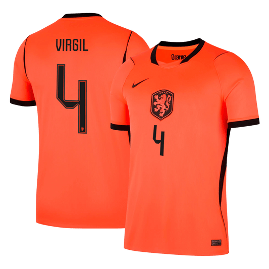 VIRGIL #4 Heren Nederland thuisshirt WK Voetbal 2026