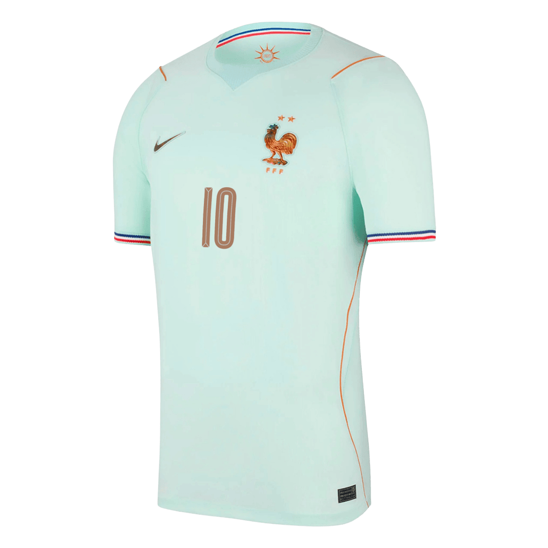 MBAPPE #10 Heren Frankrijk Uit Voetbalshirt WK Voetbal 2026 - zijkant