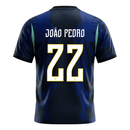 JOÃO PEDRO #22 Maillot de football brésilien pour homme Coupe du Monde 2026