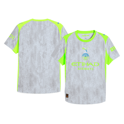 Manchester City Derde Spelersversie Voetbalshirt 2025/26 - Slim Fit - zijkant