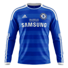 Retro Chelsea thuisshirt Lange Mouwen 2011/12