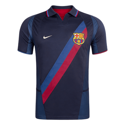 Retro Barcelona Third Voetbalshirt 2002/03 - voorkant