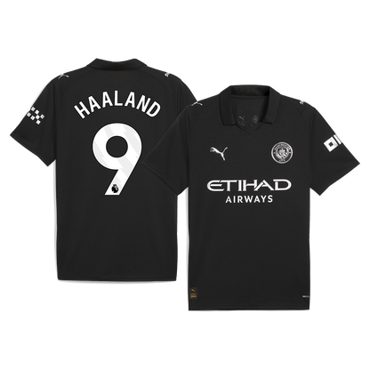 HAALAND #9 Heren Manchester City Uit Voetbalshirt 2025/26