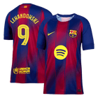 LEWANDOWSKI #9 Heren Barcelona thuisshirt 2025/26 - UCL [PREMIUM]
