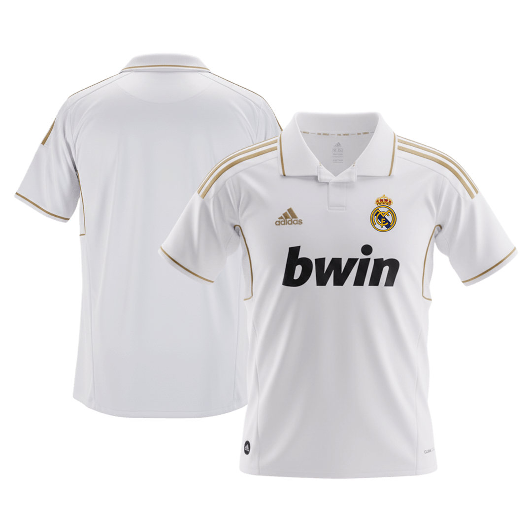 Retro Real Madrid Thuis Voetbalshirt 2011/12 - detail