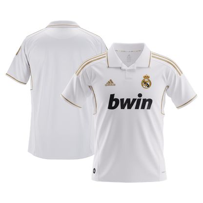 Retro Real Madrid Thuis Voetbalshirt 2011/12 - detail