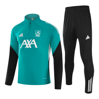 Liverpool Joggingpak met rit Set(top+broek) 2025/26 Green football shirt
