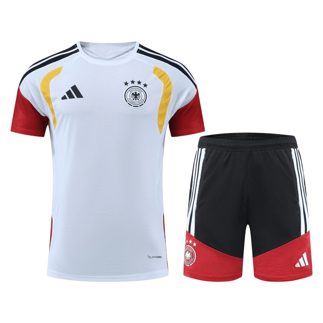 Duitsland Pre-Match Spelersversie Set WK Voetbal 2026 - Slim Fit - voorkant