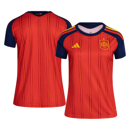 Dames Spanje Thuis Voetbalshirt 2026 - achterkant