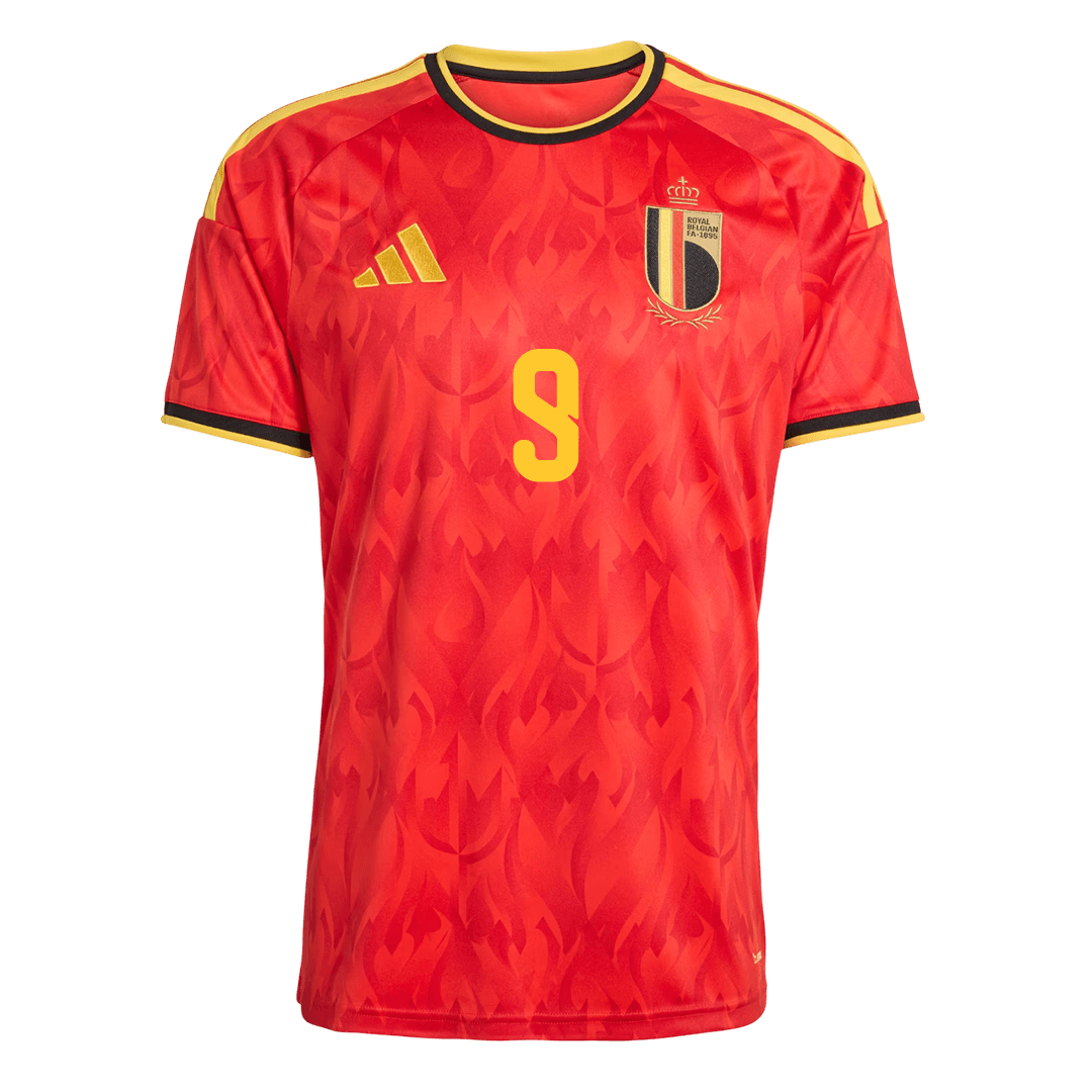 LUKAKU #9 Heren België thuisshirt WK Voetbal 2026