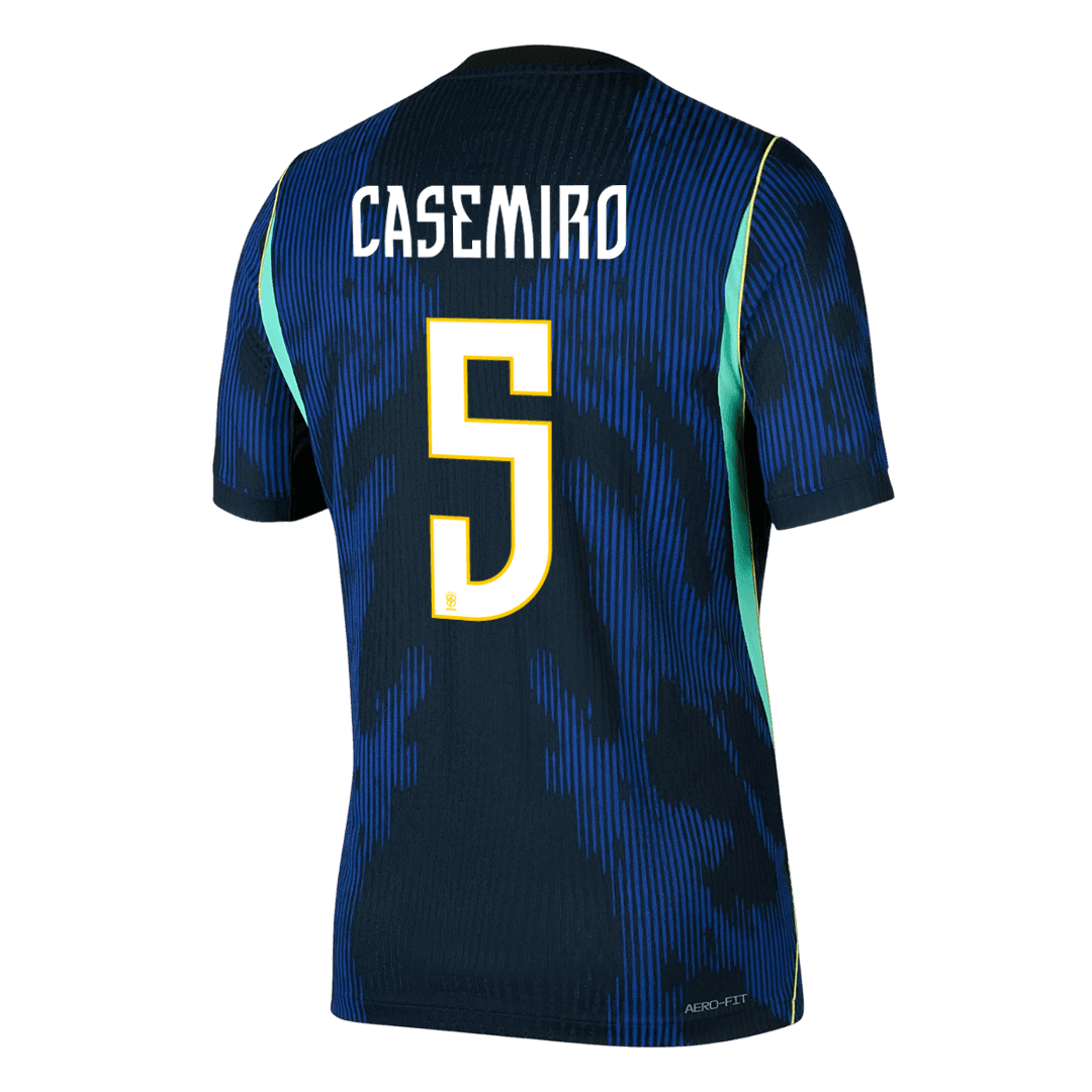 CASEMIRO #5 Brazilië Spelersversie uitshirt WK Voetbal 2026 - slim fit