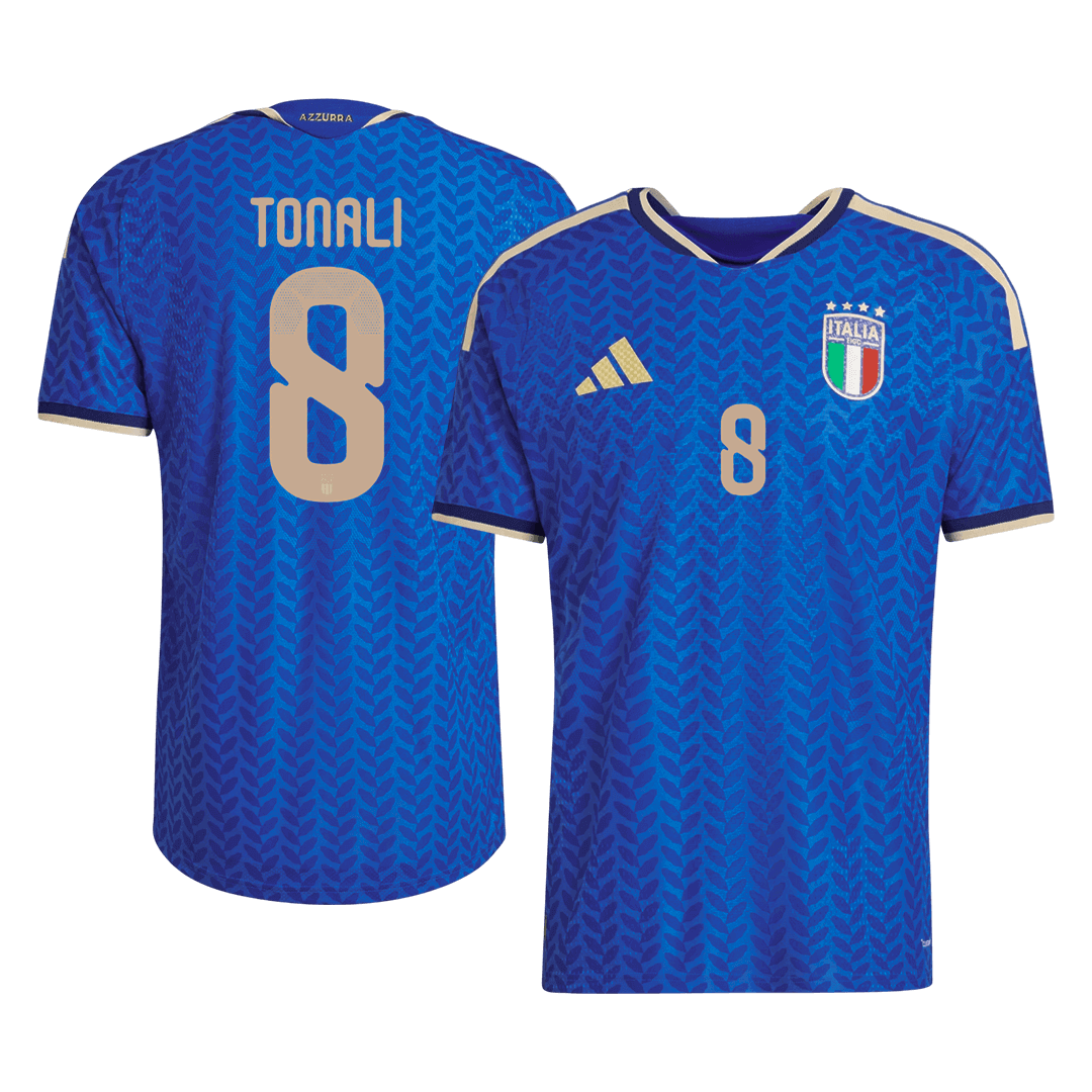 TONALI #8 Italië Thuis Spelersversie Voetbalshirt WK Voetbal 2026 - Slim Fit - detail