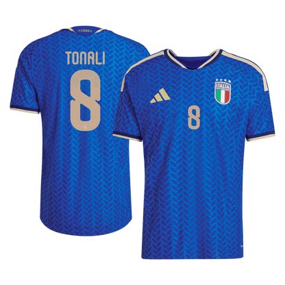 TONALI #8 Italië Thuis Spelersversie Voetbalshirt WK Voetbal 2026 - Slim Fit - detail