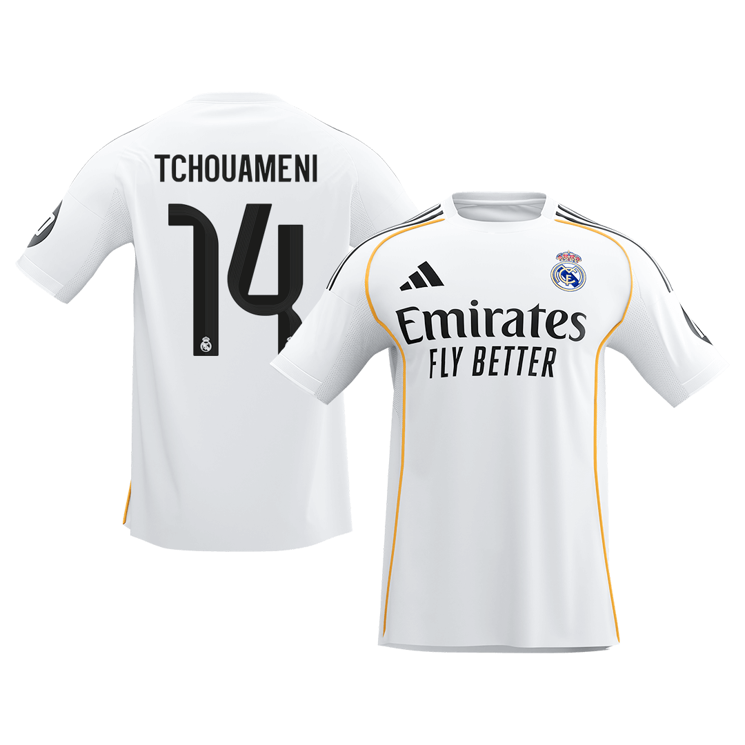 TCHOUAMENI #14 Heren Real Madrid Thuis Voetbalshirt 2025/26 [PREMIUM]
